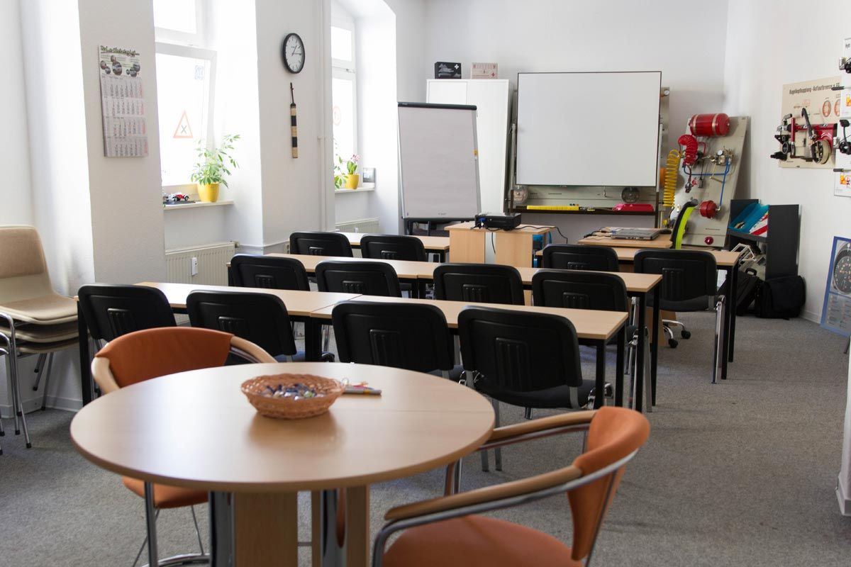 Schulungsraum der Fahrschule Schwantge aus Halle/ Saale