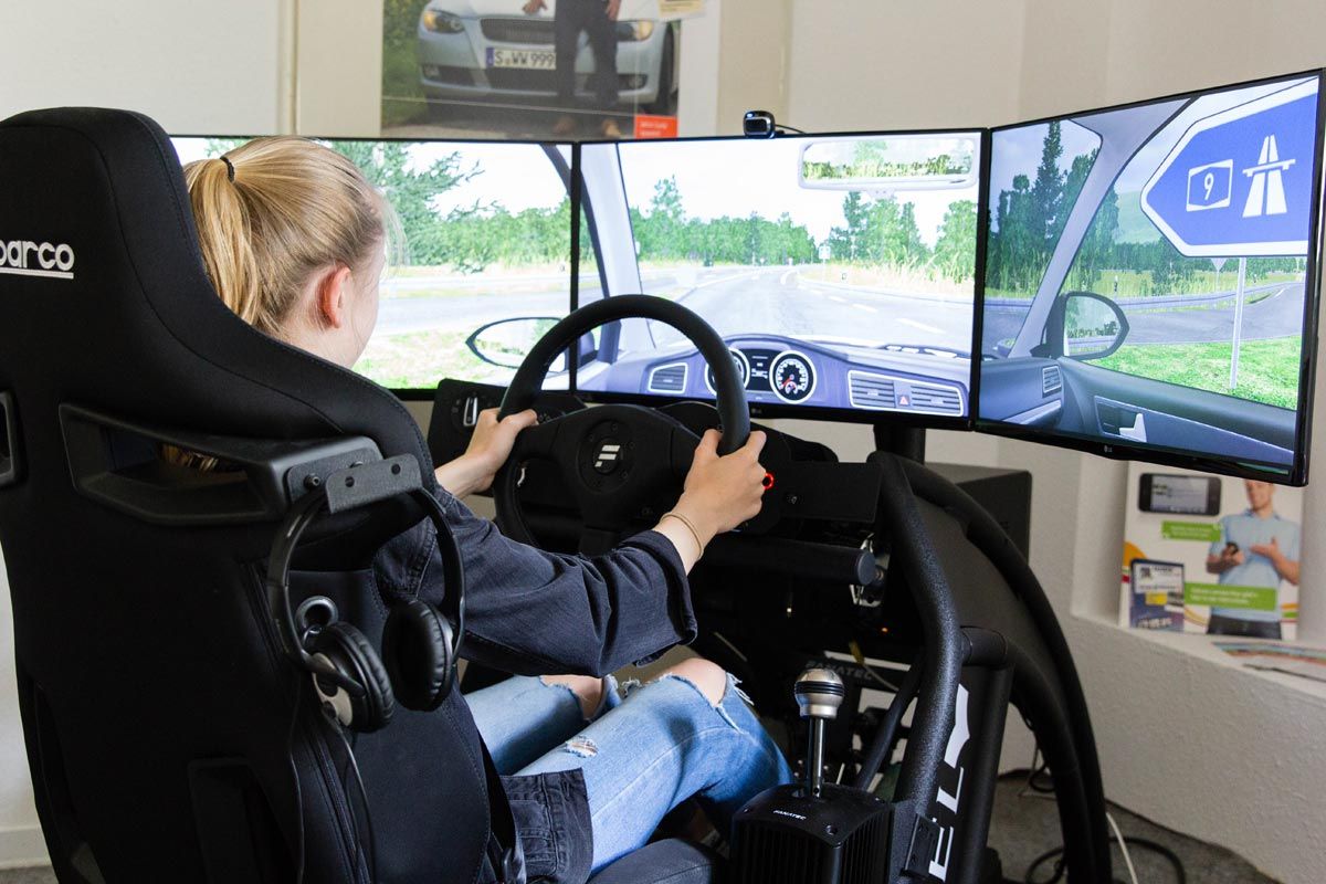 Fahrsimulator der Fahrschule Schwantge aus Halle/ Saale